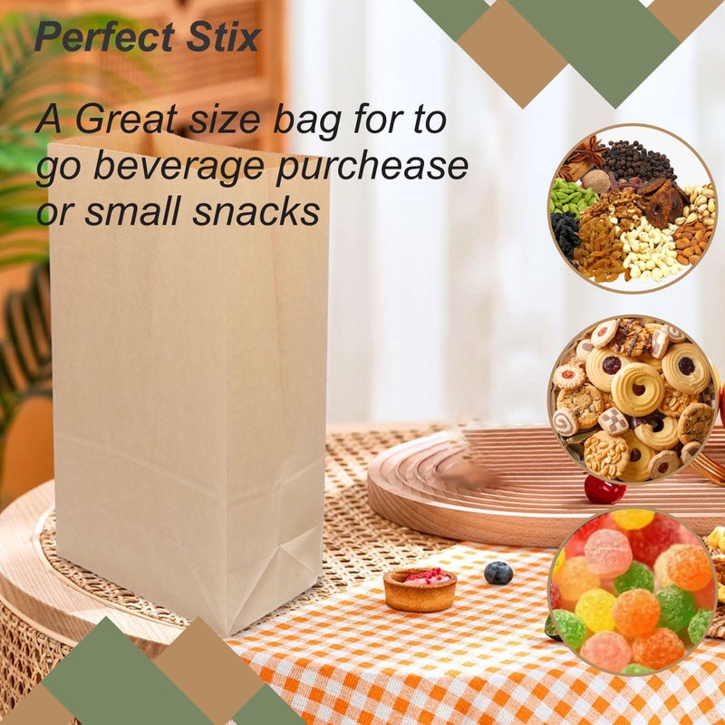 Perfect Stix - Perfect Stix Brown Bag 4lb 40- 2mwhite 4 lb Brown Bag- Pack of 40 Bags - Image 5